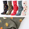 Solid Cartoon Jacquard Socks Cute Donut Pizza Sushi Dessert Hamburger Jacquard Women Socks Food Cartoon Joker Socks M118