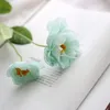 2 forquilhas simulação flor papoula casamento buquê artificial flor flor falsa floração flor para plantas de decoração de casamento em casa