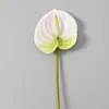 Hoge kwaliteit grote maat real touch pu succulent anthurium 68cm hoogte kunstmatige anthurium bruiloft decoratieve bloemen