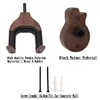 Настенное крепление для гитары, вешалка, подставка с автоматическим замком, подвесной держатель для гитары, подставки для акустической электрогитары, аксессуары, черный орех4459457
