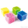 Cubo 3D Puzzle Labirinto Giocattolo 8*8 cm Cervello Puzzle Labirinto Scatola di Gioco a Mano Caso Gioco Sfida Agitarsi Giocattoli Equilibrio giocattoli educativi per i bambini