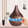 300 ml houten graan luchtbevochtiger ultrasone aroma diffuser huiile essentiel usb humidificador cool mist maker voor huis 040