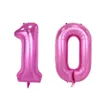 32 polegada rosa ouro rosa número folha balões 20 30 40 50 60 80 90 anos adulto antigo festa de aniversário suprimentos casamento decoração