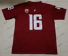 American College Football Wear Custom Washington State Cougars #16 Gardner Minshew II 3 Tyler Hilinski 4 Luke Falk 11 Drew Bledsoe 34 Steve Gleason WSU Football Jersey