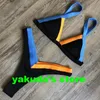 Bikini sportivi di un pezzo Pannello con stampa leopardata schiena aperta Tre punti Stretto Costume da bagno a vita alta yakuda Costume da bagno popolare per le migliori ragazze