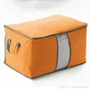 Non Woven Folding House Room Storage Boxes Portable Quilt Storage Bag Clothing Blanket Pillow Underbed Bedding Big Organizer Bags BC BH0717