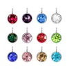 High quality New 120pcs 6mm x 9mm Crystal Birthstone Charms rhinestone stainless steel hang Charms Diy Accessories7902758