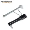 Universal Motorcycle Aluminium Foot Side Stand Justerbar Rod Sidor Kickstand för Scooter Motorbike Elektrisk Dit Pit Bike