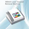 980nm Dioda Laserowa Pająk Laserowy Pająk Demontaż Usuwanie Naczynia Krwiowe Demoval Vess Demoval Laser Machine Darmowa wysyłka