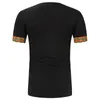 CALOFE motif imprimé hommes T-shirt été Style africain Vintage t-shirts col en V à manches courtes t-shirts Homme t-shirt décontracté