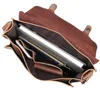 Designer- المتوسطة الحجم واحد الكتف حقيبة رئيس طبقة Cowskin الرجال حقيبة بسيط ريترو خمر جلدية صحيح كتف واحد يميل حقيبة أون