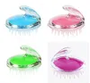 Round The Silicone Head Massager To Wash Brush Massage Scalp Itching Bath Germinal Plastic Head Meridian Comb3735384