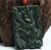Naturel authentique Xinjiang Hetian jade jade douze Zodiac dragon jade pendentif pendentif Affaires étrangères cadeau