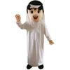 Costume della mascotte degli uomini arabi di Halloween Cartoon Donne arabe Personaggio a tema anime Costumi di fantasia per feste di carnevale di Natale Vestito per adulti