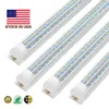 25pcs 4ft 5ft 6ft 8ft LED Tube Light D Shape LED integrati Tubi 4 5 6 8 ft Cooler Door Freezer Illuminazione a LED