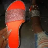 2021 cootelili sommer Slipper Frauen rutschte flache Sandalen Frau Kausale Frauen Schuhe auf Diamanten weibliche Mode rutschen