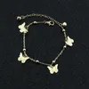 Gouden Bohemian Anklet Strand Voet Sieraden Beenketen Butterfly Dragonfly Bladeren Anklets Voor Vrouwen Barefoot Sandals Enkelarmband Voeten