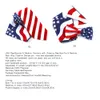 American Flag Patriotic Fourth of July Holiday Slips eller Bow Tie USA Flag Bowtie Set eller Slitte Set336p