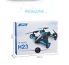 JJRC H23 2.4G controle remoto Terra Ar 2 em um brinquedo Drone, um botão de retorno, Six Axis Gyro, 360 ° Flip, Kid aniversário do Natal Presente do menino, 4-1