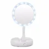 Зеркало для макияжа Двустороннее зеркало для макияжа с подсветкой, косметический инструмент для женщин1164040