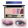 Eye Shadow Chaioture 5 cores paleta de sombra fosco glitter diamante shimmer primer mulheres luminous mulheres estrela quente