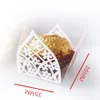 Gift Wrap 50pcs/lot Chocolate Candy Wrappers Hollow Out Laser Flower Holders Wedding Favors And Party Decor Supplies1