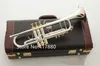 Heißer Verkauf LT180S-37 Trompete B Flache Silber Überzogene Professionelle Trompete Musikinstrumente mit Fall Kostenloser Versand