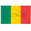 Mali Flag 90x150cm Green Yellow Red Flag Banner 3x5 ft Country National Flags of Mali Any Custom Style Polyester Printing