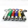 3 In1 LED Latarka UV Latarka Wielofunkcyjna aluminium Stop Laserowy Wskaźnik Latarki Keychain UV Purple Light Mini Torch Lampka baterii