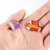 Emaille Pin Set Chicken Nuggets Club Brosche Rucksack Klamte Anlagen Stecknadel Abzeichen Cartoon Schmuck Geschenk für Frauen Men9641952