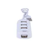 Mini USB ad alta velocità 4 porte 4 porte USB HUB interruttore di condivisione per computer portatile PC notebook nero/bianco