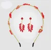 Kryształowa korona włosów Koreański Hoop Hoop 5 rodzajów kombinacji kolorów Handmade Headdress
