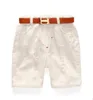 Kinderkleidung Aktive Jungen-Sets Sommer Kurzarm Blumenhemden Shorts Gürtel Anzüge Hosen 3-teilige Kleidung Kinder 20197086494