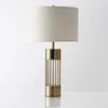 American modern luxury villa gold table decorating table lamp Nordic retro bedroom bedside LED reading lights3409795