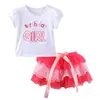 Baby Girls Birthday Party Ribbon Bow Bow tutu jupe tenues pour enfants