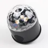 Effetti 9 colori 9W LED Crystal Magic Ball Stage Lighting USB Disco Party Light Sound Active DJ Stage Lighting con telecomando