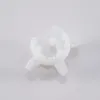 Plastikowy Klip Klip 10mm 14mm 18mm Joint White Laboratorium Laboratorium Clamp Clips Lock Dla Nectar C Kit Glass Bongs DHL 013