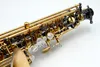 Julius Keilwerth SX90R Shadow Alto Saxophone Brass EB Tune Musical Instrument E Flat Black Nickel Goud gesneden hoogwaardige Sax WIT7277937