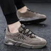 calzados informales de los zapatos del diseñador de moda de las mujeres para hombre plaform Cojines Negro Blanco Marrón cuero zapatillas deportivas de marca hecha en casa Made in China 39-44