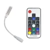 17 key DC5-24V mini RF wireless led RGB remote controller with 4pin female to control led strip SMD 5050 lighting and module