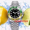 고품질 GMT II 세라믹 베젤 럭셔리 시계 자동 Reloj 마스터 기계식 희년 팔찌 손목 시계