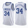 College Basketball Wears Love Movie 22 McCall NCAA 14 Will Smith 25 Carlton Banks Basketball Jersey 34 Jesus Shuttles-Vorth Ray Allen Lincoln Blue Mens Srgredg