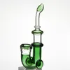 Bong colorato da 7,5 pollici per tubo dell'acqua in vetro DHL con ciotola in vetro Bong in vetro stile J Dab Rigs Oil Rig