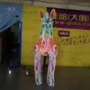 Cheval ou girafe gonflable, taille et couleur personnalisées, 4 M, avec bande et souffleur, pour décoration publicitaire, vente en gros