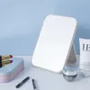 8 pcs portable Makeup Mirror Travel Leather Desktop Strong Foldable Table Compact Mirrors Cosmetic Vanity Stand Mirror1181988