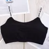 Camisoles Réservoirs Sexy Sans Couture Amovible Rembourré Soutien-Gorge Décontracté Lettre Imprimé Fitness Respirant Femmes 2021263a