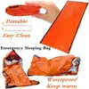 Utomhusliv Emergency Sleeping Bag Thermal Keep Warm Waterproof Mylar First Aid Emergency Blanke Camping Survival Gear3614072