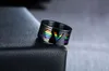 Rainbow Gay Ring Ring Punk Ring Iced Zircon Street Jewelry Retro Hot Design for Gifts Top Quality Fashion