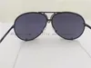 2019 NEW FASHION P0398478 SUNGLASSES BLACK FRAME GREY LENS SILVERMIRROR LENS WITH BOX 69mm Interchangeable Len5813969