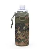 Tactique camo porte-gobelet sports de plein air manchon de bouteille d'eau portable randonnée voyage vélo montage packs sac de protection réglable